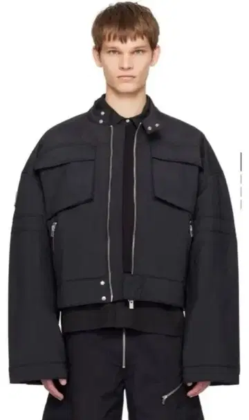 [미사용 새상품] HELIOT EMIL 블랙 Motility 자켓