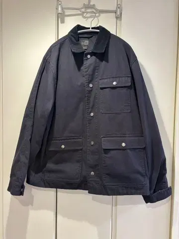 NEW ERA 네이비 커버올 xl