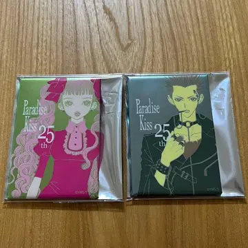 Paradise Kiss 파라키스 메탈 스퀘어 캔뱃지 미와코 아라시