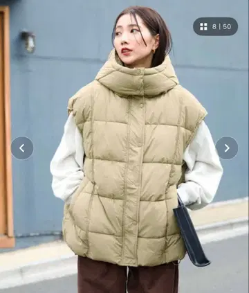 FREAK'S STORE 한정판 전개 충전솜 퀼트 볼륨 후디 베스트