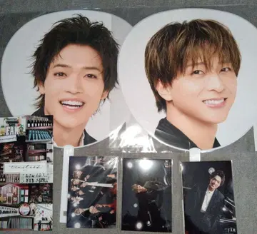 timelesz 타임레스 테라니시 타쿠토 하라 요시타카 사진 세트 부채