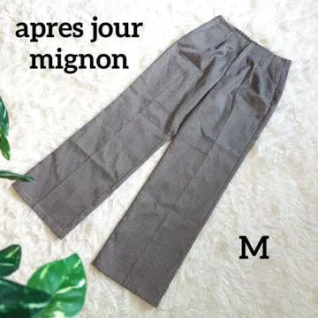 아프레 주르 미뇽 스트레이트 팬츠 오피스 하운드투스 M