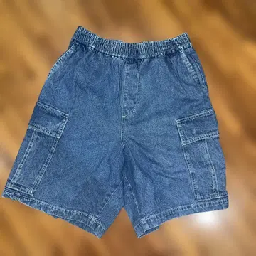 BEAMS 데님 카고 숏팬츠 S 사이즈