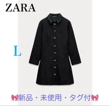 ZARA 구조감 있는 원단 미니 원피스