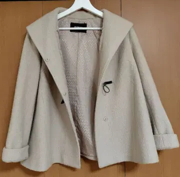 울 혼방 자켓 베이지