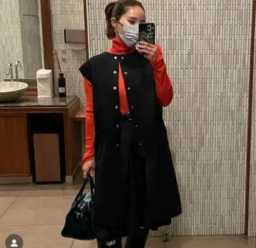 [BACCA] 더블 크로스 헤비 멜톤 미들 베스트