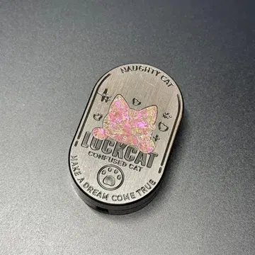 고양이 신 회전 슬라이더 피젯 토이 EDC 티타늄제