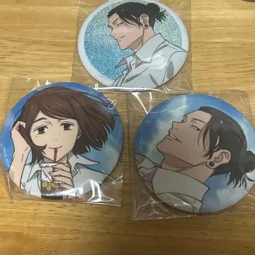 세가 럭키 쿠지 주술회전 게토 스구루 이에이리 쇼코 캔뱃지