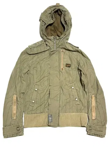 지스타 밀리터리 후드 후드티 블루종 00s Y2K 자수