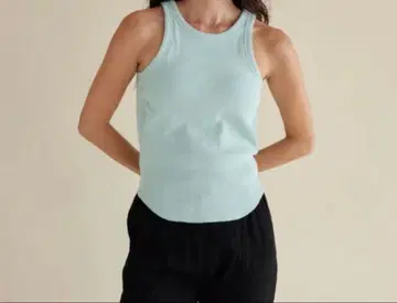 새상품급 searoomlynn C/L Fluffy 패드인 아메리 탱크 M