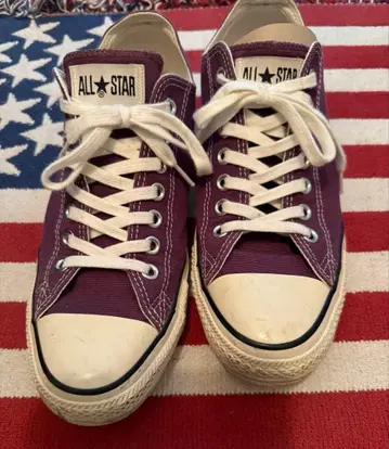 컨버스 ALL STAR 로우컷 퍼플 스니커즈