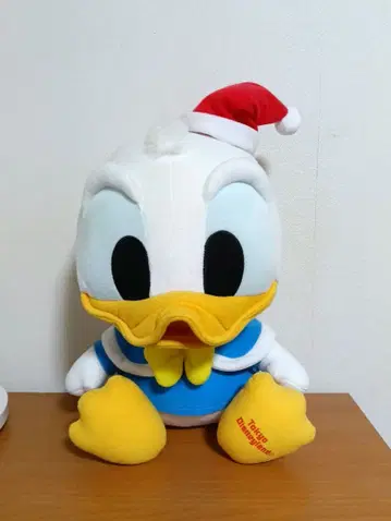 도널드 덕 산타 모자 봉제 인형