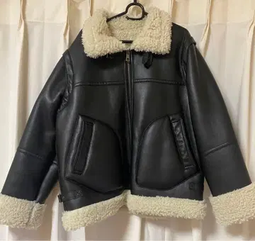 SLY 가죽 보아 자켓