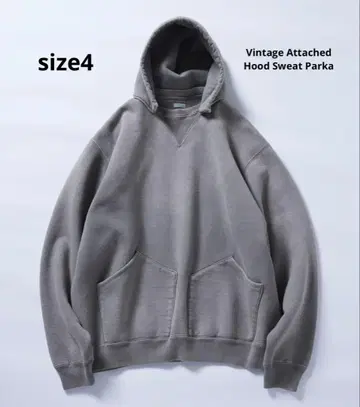 A.PRESSE Vintage Hood Sweat Parka