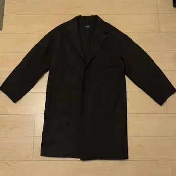 BEAMS 브라운 체스터 코트 S