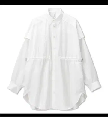 허리 스트링 셔츠