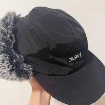 x-girl 플라이트 캡 블랙 M
