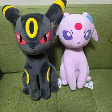 포켓몬스터 메챠모후굿토 봉제 인형 블래키 에브이 세트