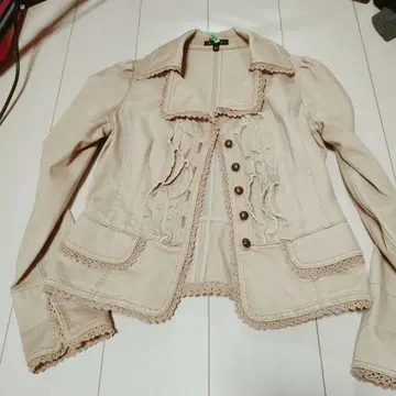 데님 자켓 레이스 그런지 페어리 Y2K 헤이세이 00s 걸리시