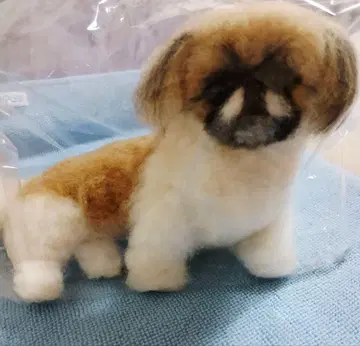 페키니즈 양모 펠트 봉제 인형