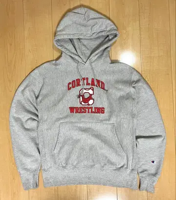 복각 파랑 택 챔피온 리버스 위브 후디 칼리지 3단