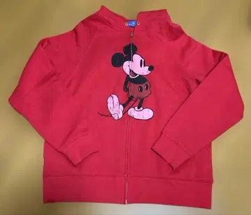 [ 새상품급 ] 도쿄 디즈니 리조트 미키 후드티 빨간색 레드 L 사이즈