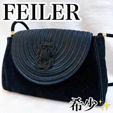 [컨디션 최상] 레어 FEILER 페이 숄더백 블랙