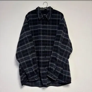 BEAMS 체크 무늬 긴팔 셔츠