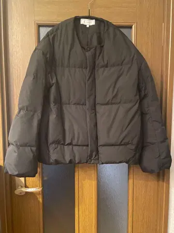 로페피크닉 다운 자켓 블랙