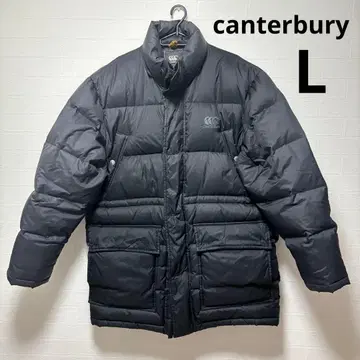 [ 새상품급 ] 캔터베리 다운 벤치 코트 블랙 L