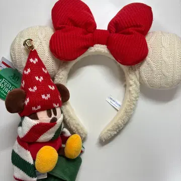 디즈니 크리스마스 릴린링 머리띠 밴딩