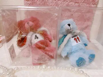 쿠로코의 농구 쿠로바스 봉제 인형 벌스데이 베어 아카시 흑자 2체 세트