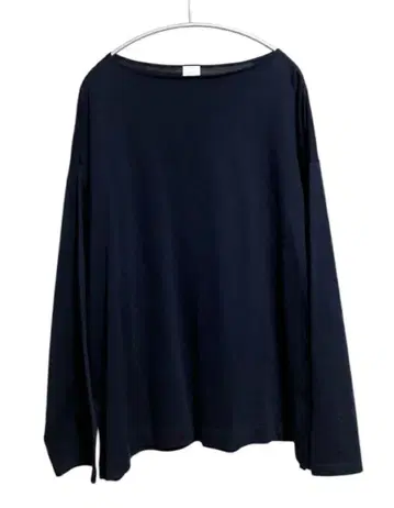 에디피스 폴라넥 티셔츠 일본제 무지 네이비 긴팔 티셔츠