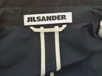 질 샌더 네이비 트렌치코트