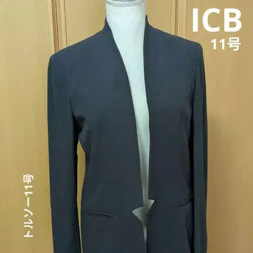 iCB 스타일업 노카라 자켓
