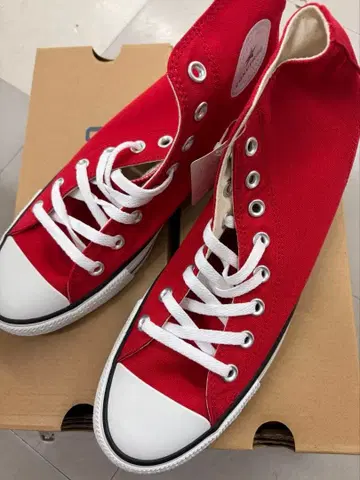CONVERSE HI 레드 27cm 새상품