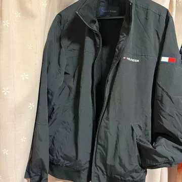 HILFIGER 블랙 집업 자켓