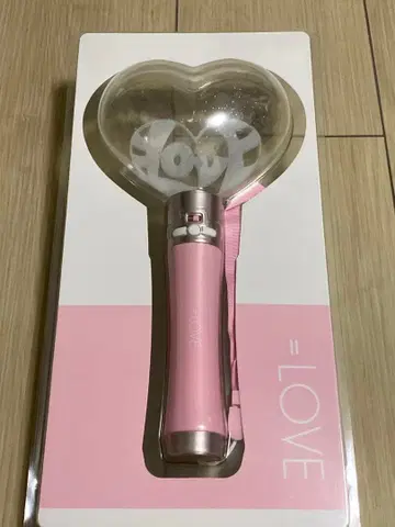 LOVE 하트형 응원봉 핑크