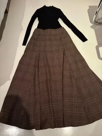 FRAY I.D 니트 도킹 원피스