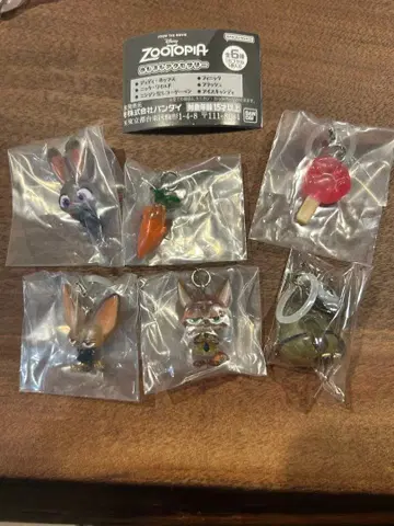 주토피아 메지루시 액세서리 컴플리트 전 6종 주의 사항 있음