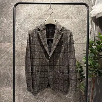 나노 유니버스 시르코로 체크 자켓 사이즈 46