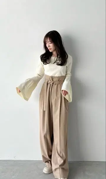 COCODEAL 코코딜 벨트하이웨스트팬츠