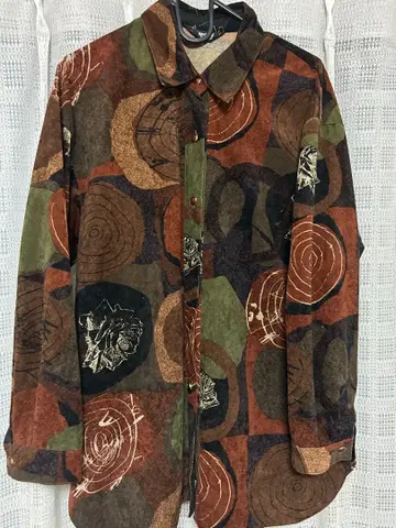 멀티 컬러 롱 슬리브 셔츠