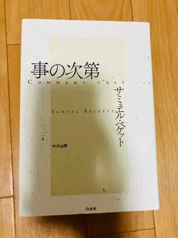 사건의 전말 사뮈엘 베케트