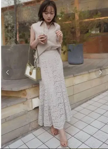 [ 완판템 ] anuans 레이스 머메이드 스커트