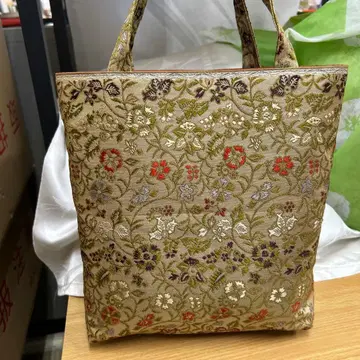 타츠무라 신 소운지 금란 토트백