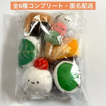 닛코리노 와가시 봉제 인형 2종 총 6개 컴플리트 세트