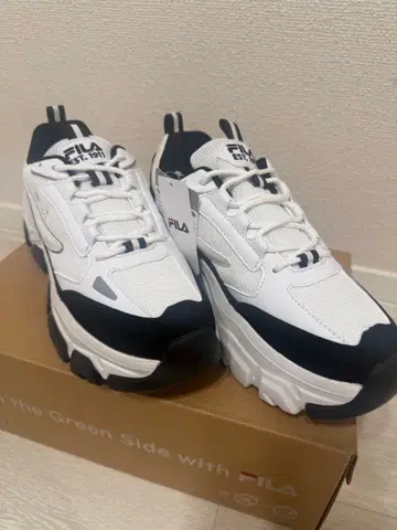 FILA 스니커즈 25.0cm 화이트/블랙