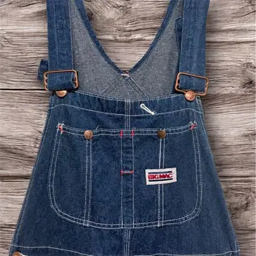 레어 80s USA제 BIGMAC 데님 오버롤