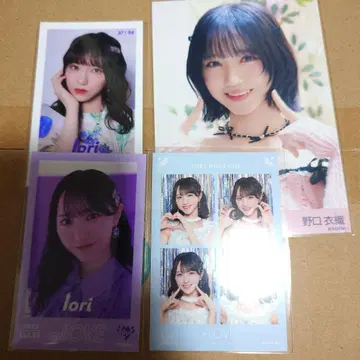 노구치 이오리 브로마이드 미니 사진 4컷 포토 카드